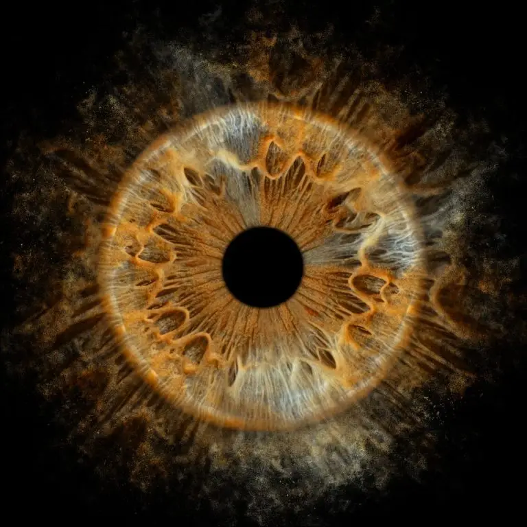 ирис снимка с ефект пясък